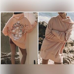 At My Best Embroidered Hoodie M NWT